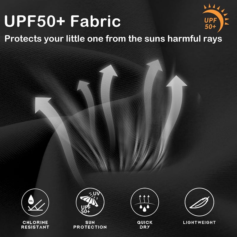 Willit Girls Swim Shorts with Pockets UPF 50+ Sun Protection Swimming Bottom - Image 4